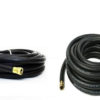 3/4" x 50 ft Black Contractor Washdown Hose Assembly w/ Garden Hose Threaded Ends