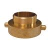 1 1/2" Female NST x Male 3/4" GHT Hydrant Adapter (Brass)