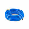 1/4" x 50 ft Blue PVC Air Tool Hose Assembly: 1/4" Male Pipe Thread